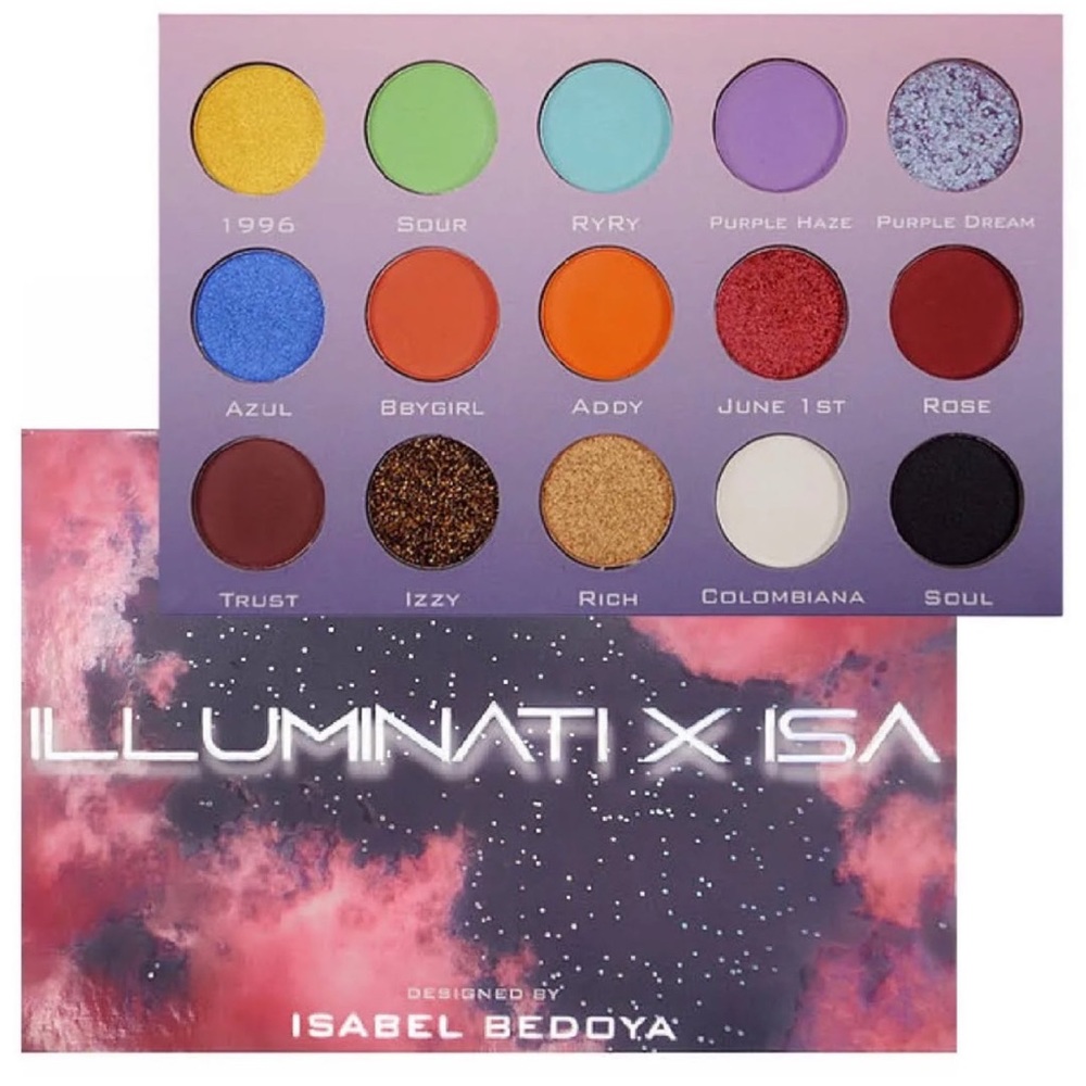 NIB Illuminati X ISA Glam Eyeshadow Palette